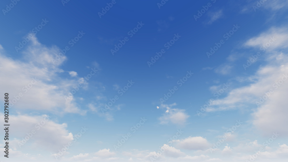 Wall mural cloudy blue sky abstract background, blue sky background with tiny clouds