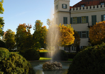 Jardines del Palacio de Possenhofen (M&uacute;nich)