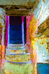 Old streets in old Moroccan city