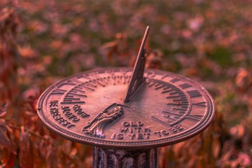 sundial in park