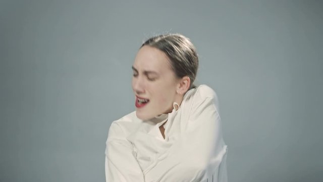 Video of mentally ill woman in straitjacket