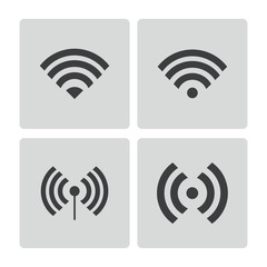  Wifi Signal icons symbol vector