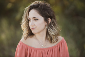 Fototapeta premium portrait of a beautiful young girl