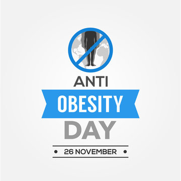 Anti Obesity Day Vector Design Template