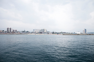 Sokcho port in Sokcho-si, South Korea.