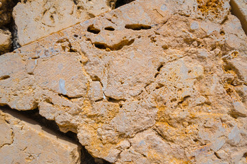 Cracked stone texture