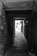Old streets in old Moroccan city