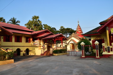 Naklejka premium The view of Chiang Mai in Thailand