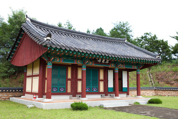 Fototapeta na wymiar Sindolseok Military Historic Site in Yeongdeok-gun, South Korea.