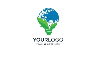Logo designs green global energy