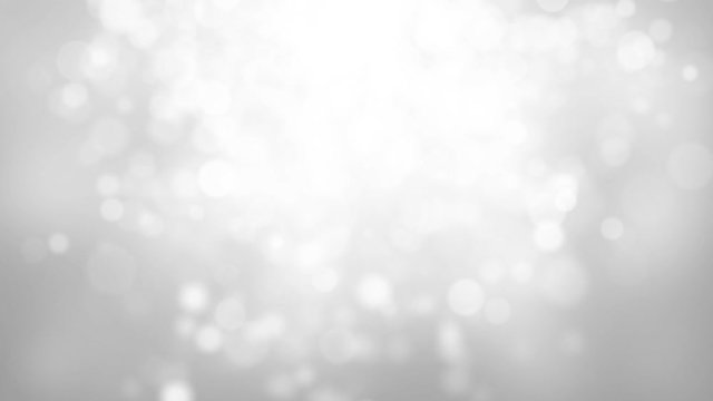 White Glittering Particles Holiday Background