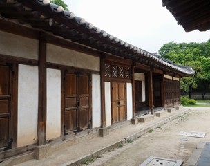 한국의 한옥 대문, 나무 문 