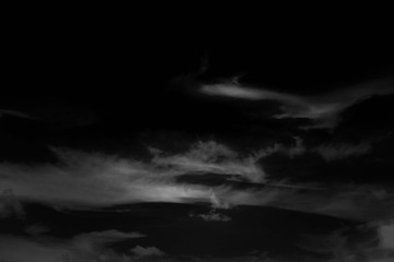 white cloud and black sky textured background