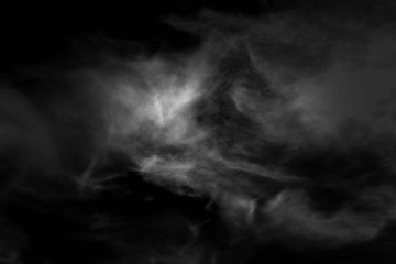 white cloud and black sky textured background