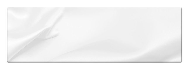 Fototapeta premium top long table with white satin fabric texture soft blur background