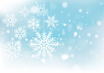 Fototapeta na wymiar Christmas and New Years Blur bokeh of light on background. Vector illustration