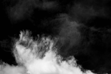 white cloud and black sky textured background