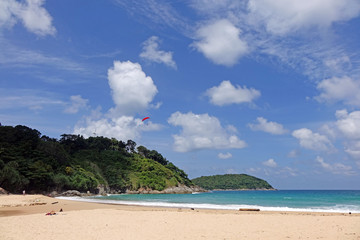Beautiful seascape of Nai Harn Beach, Rawai, Phuket Thailand