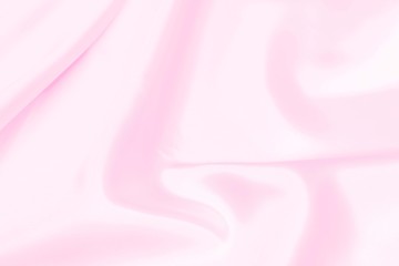 Fototapeta na wymiar Plastic pink satin fabric texture soft blur background