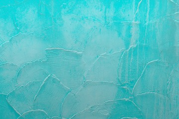 cyan teal wall texture background ,abstract cement surface ,ideas graphic design for web or banner