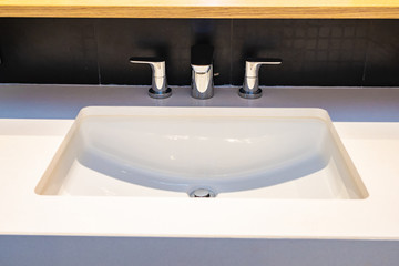 Water faucet Sink decoration in bathroom