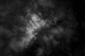 white cloud and black sky textured background