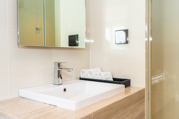 Water faucet Sink decoration in bathroom