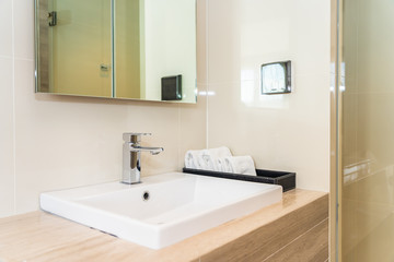 Water faucet Sink decoration in bathroom