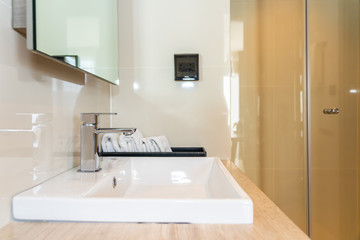Water faucet Sink decoration in bathroom