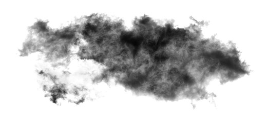 Fototapeta premium white cloud Isolated on white background,Smoke Textured,brush effect