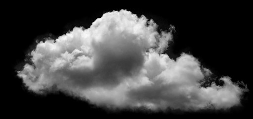 Textured Smoke ,Abstract white cloud isolated on black background ,brush effect