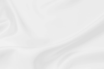 Obraz na płótnie Canvas white satin fabric texture soft blur background