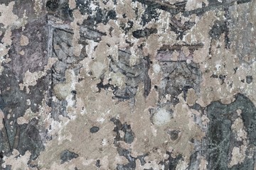 Fototapeta premium Ancient drawing on the wall in the temple