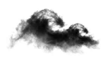 white cloud Isolated on white background,Smoke Textured,brush effect