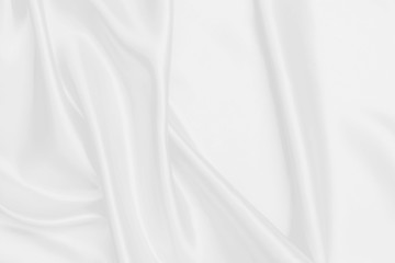 Fototapeta premium white satin fabric texture soft blur background