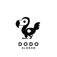 dodo bird logo icon design vector illustration © Alpha Vector