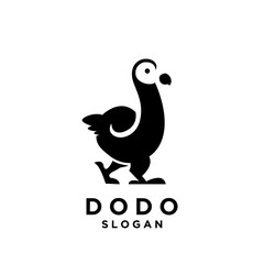 dodo bird logo icon design vector illustration © Alpha Vector