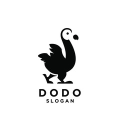dodo bird logo icon design vector illustration © Alpha Vector