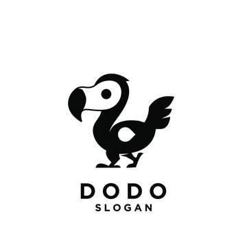 dodo bird logo icon design vector illustration