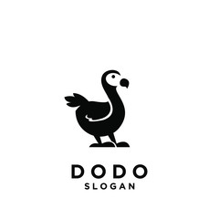 dodo bird logo icon design vector illustration © Alpha Vector