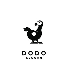 dodo bird logo icon design vector illustration © Alpha Vector