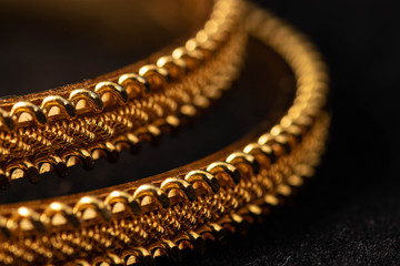 Gold bangles / wedding bangles / Traditional gold bangles - Indian tradition 