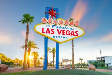 Fotobehang Het Welcome to Fabulous Las Vegas-bord in Las Vegas, Nevada, VS © f11photo