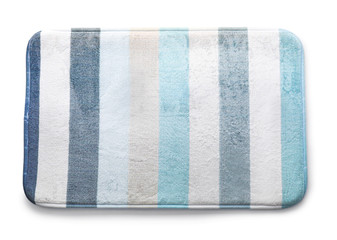 Soft rug on white background