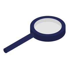 Home magnifier icon. Isometric of home magnifier vector icon for web design isolated on white background
