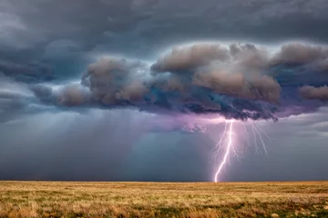 Foto op Canvas Lightning storm © JSirlin