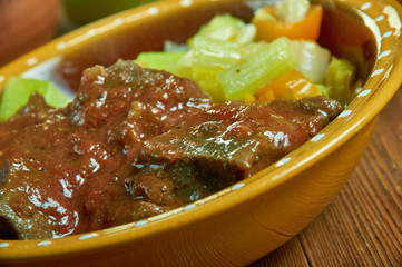 Goat and tomato bredie