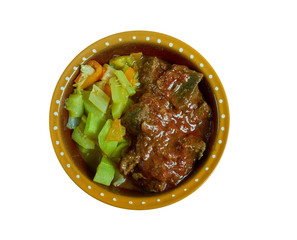 Goat and tomato bredie