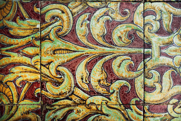 Great for textures Andalusia style wall Azulejos tiles background