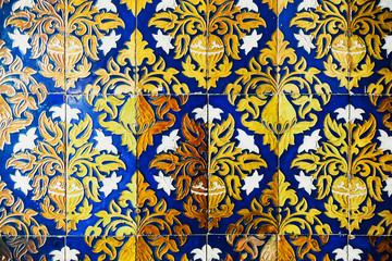 Great for textures Andalusia style wall Azulejos tiles background